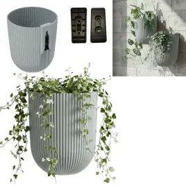 doniczka-wiszaca-kwietnik-scienny-o-14-5cm-h-18cm-jasny-szary-uchwyt-wklad