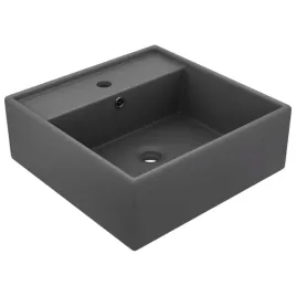 kwadratowa-umywalka-ceramiczna-410x410x150-mm-ciemnoszara-matowa