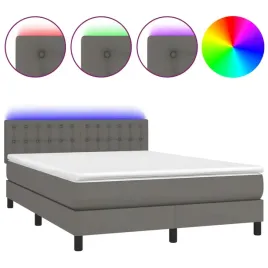lozko-kontynentalne-z-materacem-i-diodami-led-szare-203-x-144-x-78-88-cm