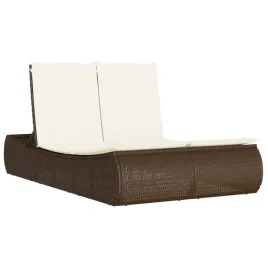 podwojny-lezak-ogrodowy-brazowy-z-kremowymi-poduszkami-110-x-200-x-75-cm