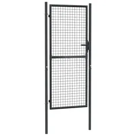 furtka-ogrodowa-z-galwanizowanej-stali-antracytowej-100x250-cm