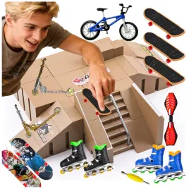 fingerboard-zestaw-deskorolka-rampa-skatepark-deska-na-palce-deck-rampy