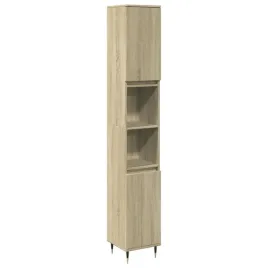 szafka-lazienkowa-z-6-przegrodkami-dab-sonoma-30x30x190-cm