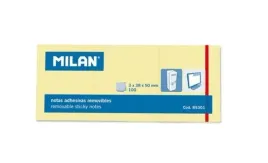 milan-karteczki-samoprzylepne-zolte-3x38x50mm-300-szt
