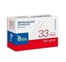 tetis-spinacze-biurowe-33mm-100-sztuk-stal-nierdzewna