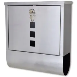 skrzynka-pocztowa-stal-nierdzewna-31-x-105-x-335-cm-z-uchwytem-na-gazety