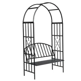 czarny-luk-ogrodowy-z-laweczka-114-x-57-x-210-cm-metal-nierdzewny