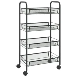wozek-organizacyjny-z-zelaza-z-kolami-i-hamulcami-czarny-46x26x85-cm