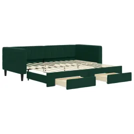 sofa-rozkladana-2-w-1-z-szufladami-ciemnozielona-223-x-100-x-68-cm