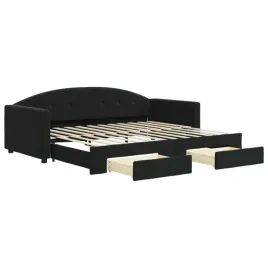 rozkladana-sofa-z-szufladami-2-w-1-aksamit-czarny-222x1925x75-cm