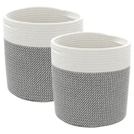pleciony-koszyk-bawelniano-poliesterowy-szaro-bialy-28-x-28-cm