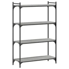 regal-na-ksiazki-80x30x120-cm-szary-dab-sonoma-metalowa-rama