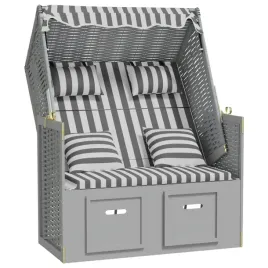 kosz-plazowy-szaro-bialy-z-baldachimem-wymiary-115-x-55-x-133-151-156-cm