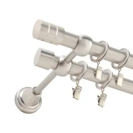 karnisz-podwojny-srebrny-mat-130cm-cylinder-prosty