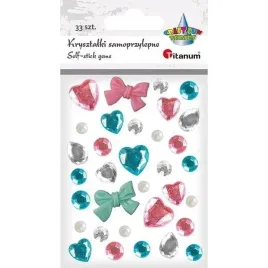 titanum-krysztalki-samoprzylepne-roz-niebieski-mix-33szt-ozdoby-diy