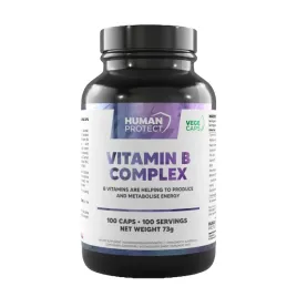 human-protect-vitamin-b-complex-100caps-witaminy-z-grupy-b-uklad-nerwowy
