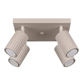 plafon-sufitowy-karbon-4-25x25-cm-gu10-4x10w-bezowy-kwadratowy-sollux