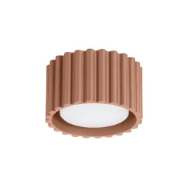 plafon-sufitowy-aura-1-gx53-brazowy-mocca-okragly-aluminiowy-sollux