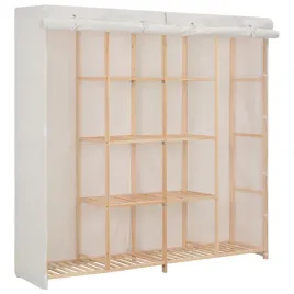 biala-szafa-z-tkaniny-173-x-40-x-170-cm-z-drewniana-rama