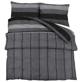komplet-poscieli-bawelnianej-elegancki-ciemnoszary-260x240-cm-65x65-cm