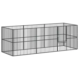 klatka-dla-psa-z-otwartym-dachem-stal-galwanizowana-300x100x100-cm-czarn