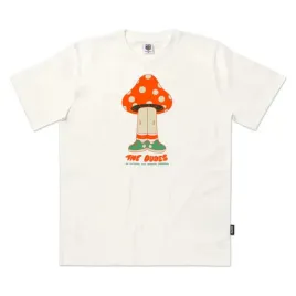 koszulka-meska-the-dudes-shroomy-classic-t-shirt-bawelniana-ecru