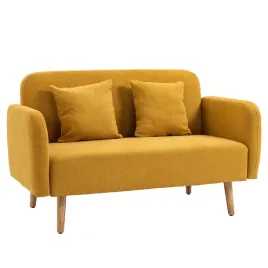 sofa-2-osobowa-homcom-zolta-130x70x80-cm-welur-z-2-poduszkami