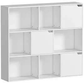 regal-homcom-bialy-106x24x95-cm-9-przegrodek-z-zabezpieczeniem
