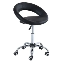 hoker-obrotowy-homcom-czarny-regulacja-wysokosci-45-57-cm-wymiary-50x54x
