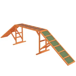 tor-agility-pawhut-z-rampami-335x55x60-cm-pomaranczowy-brazowy-czerwony