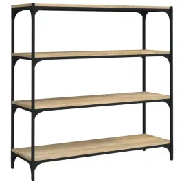 regal-na-ksiazki-w-stylu-industrialnym-dab-sonoma-100x33x100-cm