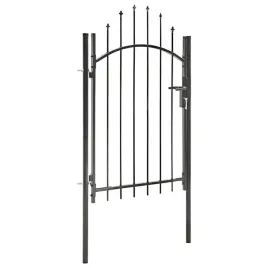 furtka-ogrodowa-z-lukiem-i-pretami-stal-czarna-1x2m-wysokosc-slupka-175m