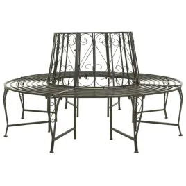 okragla-lawka-ogrodowa-pod-drzewo-stalowa-srebrnoszara-160-x-89-cm