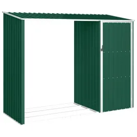szopa-ogrodowa-2-w-1-zielona-245-x-98-x-148-159-cm-stal-galwanizowana