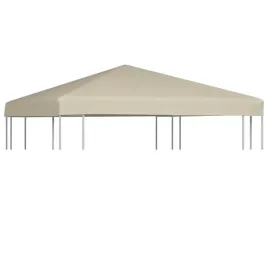 zadaszenie-altany-ogrodowej-z-poliestru-z-powloka-pvc-bezowe-3x3m