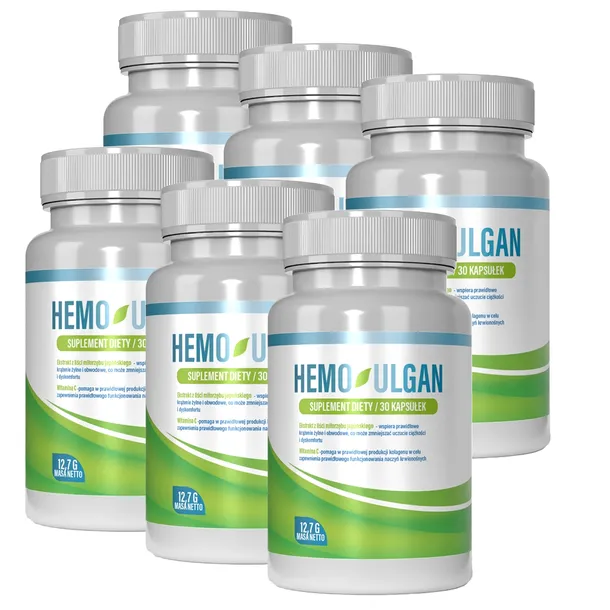 Hemoulgan – Naturalne wsparcie krążenia żylnego 180 kaps.