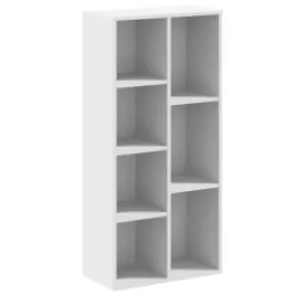 biblioteczka-z-7-polkami-drewnopochodna-biala-50x25x105-cm