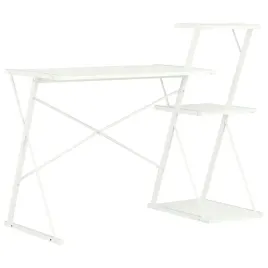 biurko-z-regalem-116-x-50-x-93-cm-kolor-bialy-stal-malowana-proszkowo