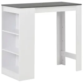 stolik-barowy-z-3-polkami-bialy-z-szarym-blatem-110x50x103-cm