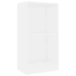 bialy-regal-na-ksiazki-40-x-24-x-75-cm-2-poziomowy-material-drewnopochodn