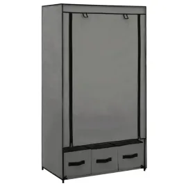 przenosna-szafa-na-ubrania-i-buty-szara-87x49x159-cm-z-3-szufladami