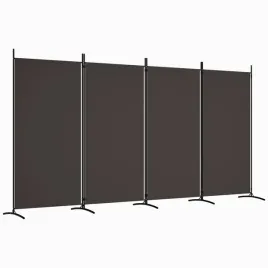 parawan-pokojowy-skladany-4-panele-tkanina-brazowa-346x180-cm
