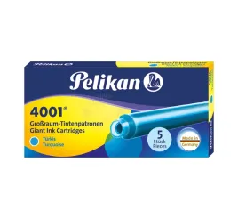 naboje-pelikan-turkusowe-dlugie