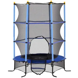 trampolina-dziecieca-homcom-o163-cm-niebieska-z-siatka-bezpieczenstwa
