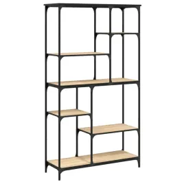 biblioteczka-industrialna-z-drewnopochodnego-materialu-i-stalowej-ramy
