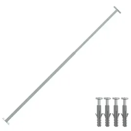 regulowany-pret-zabezpieczajacy-710-1200-mm-srebrny-stal-galwanizowana