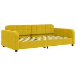 lozko-sofa-2-w-1-z-aksamitu-zolte-224-x-100-x-71-cm