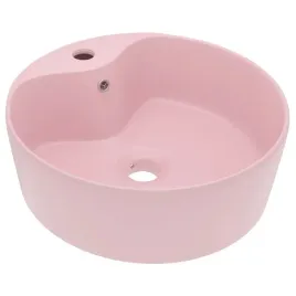 ceramiczna-umywalka-okragla-matowy-roz-36x13-cm-z-otworem-na-baterie