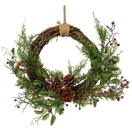 zielony-wianek-dekoracyjny-stroik-swiateczny-z-szyszkami-jagodami-30-cm