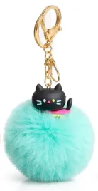 brelok-z-pomponem-czarny-kot-mix-kolor-happy-color